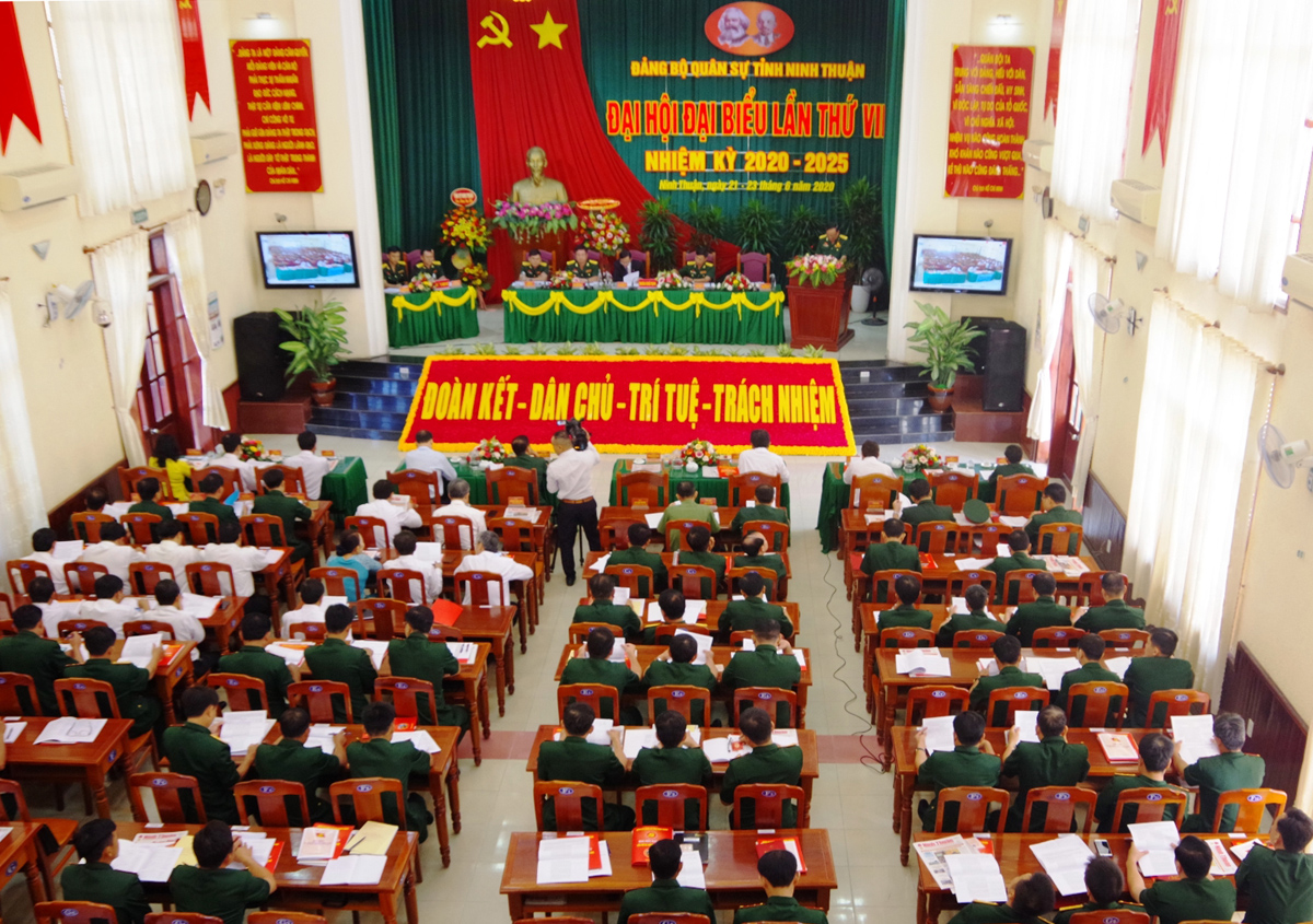 Đại hội Đảng bộ Quân sự tỉnh Ninh Thuận lần thứ VII, nhiệm kỳ 2020-2025

